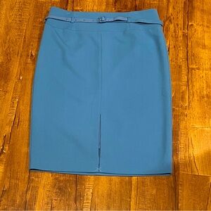 Ann Taylor blue pencil skirt, size 12, NWOT.